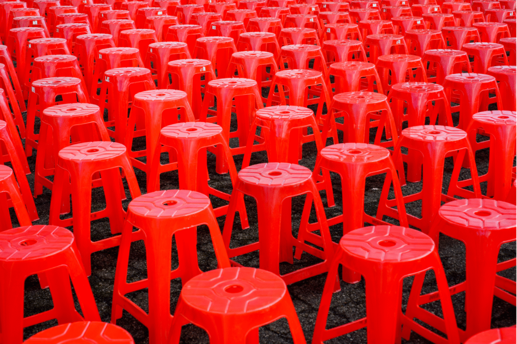 Plastic stools