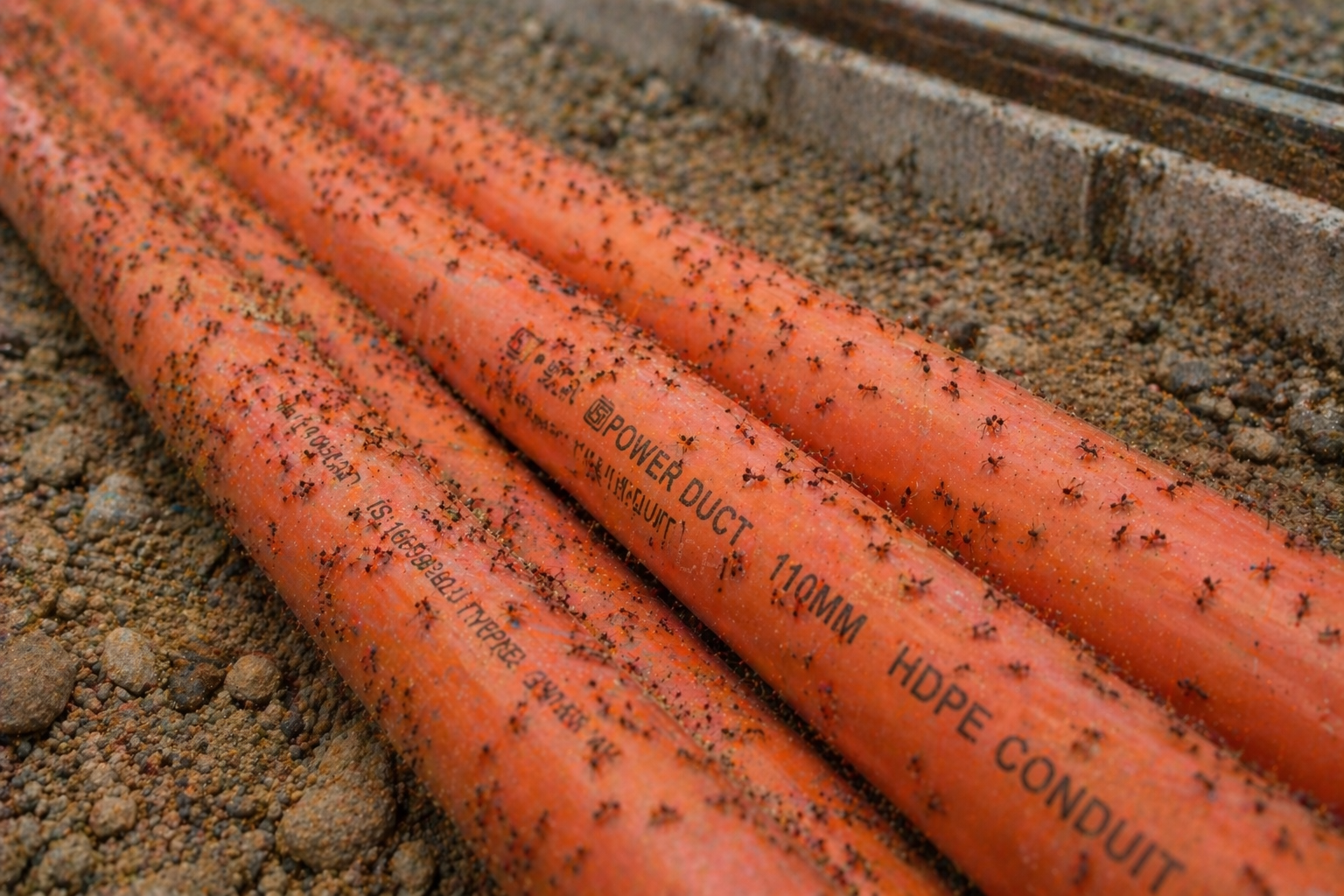 Protected piping system underground