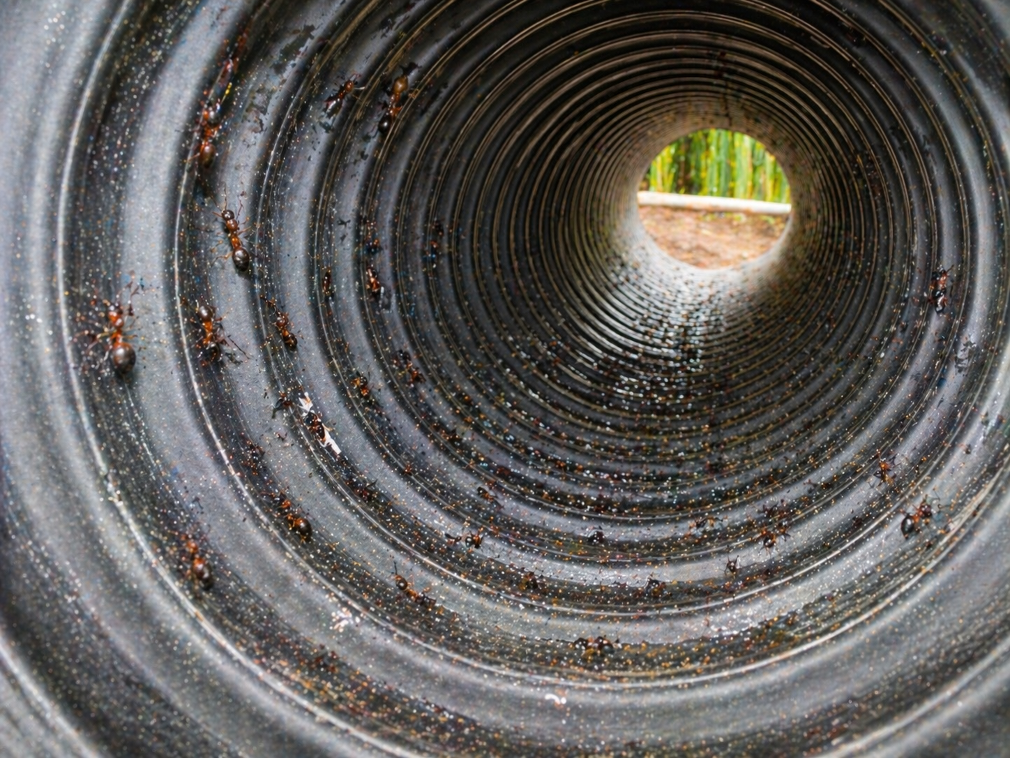 Protected piping system underground