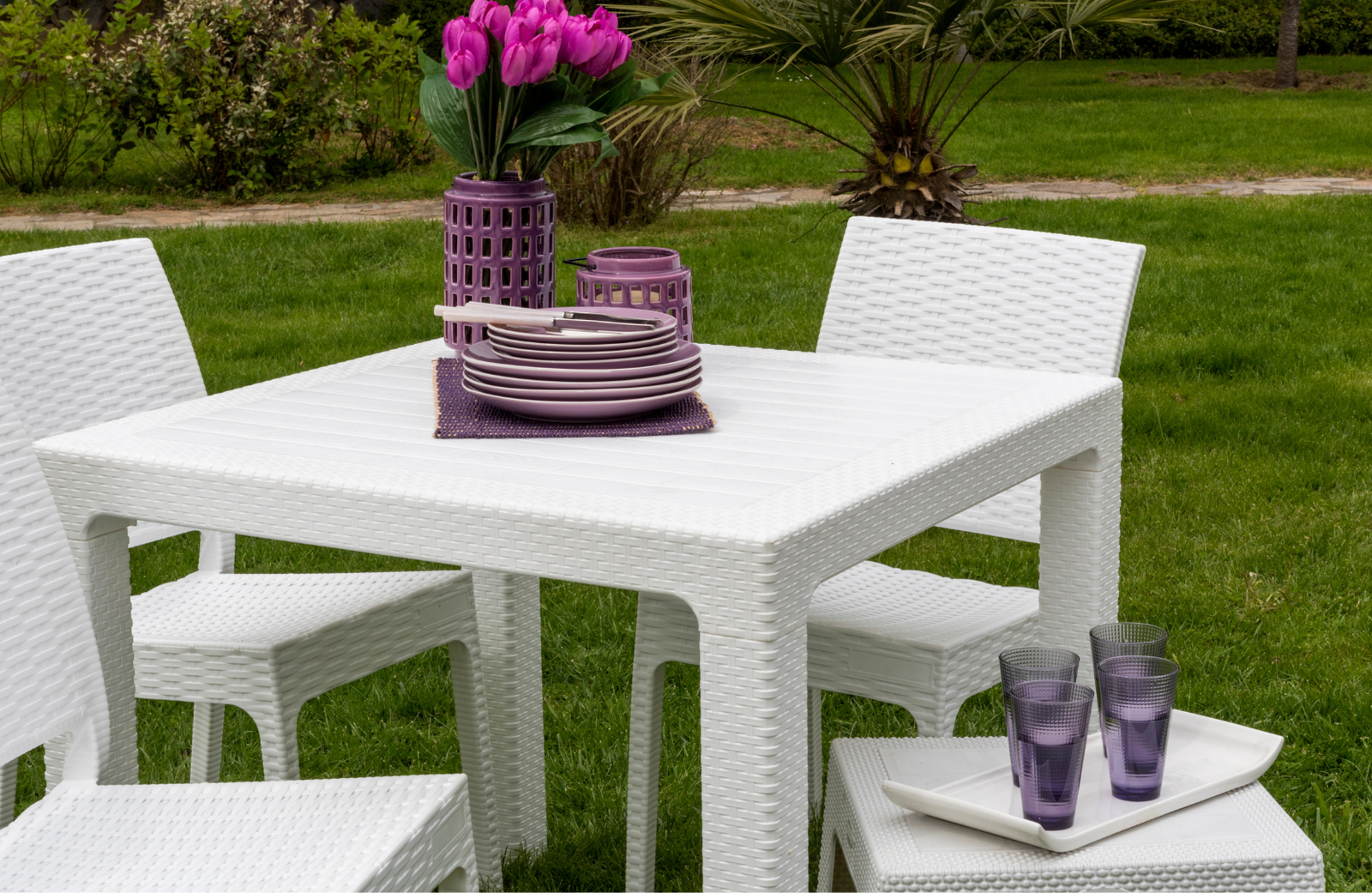 Injection molded outdoor plastic furniture using Bajaj Plast Furniture Compound