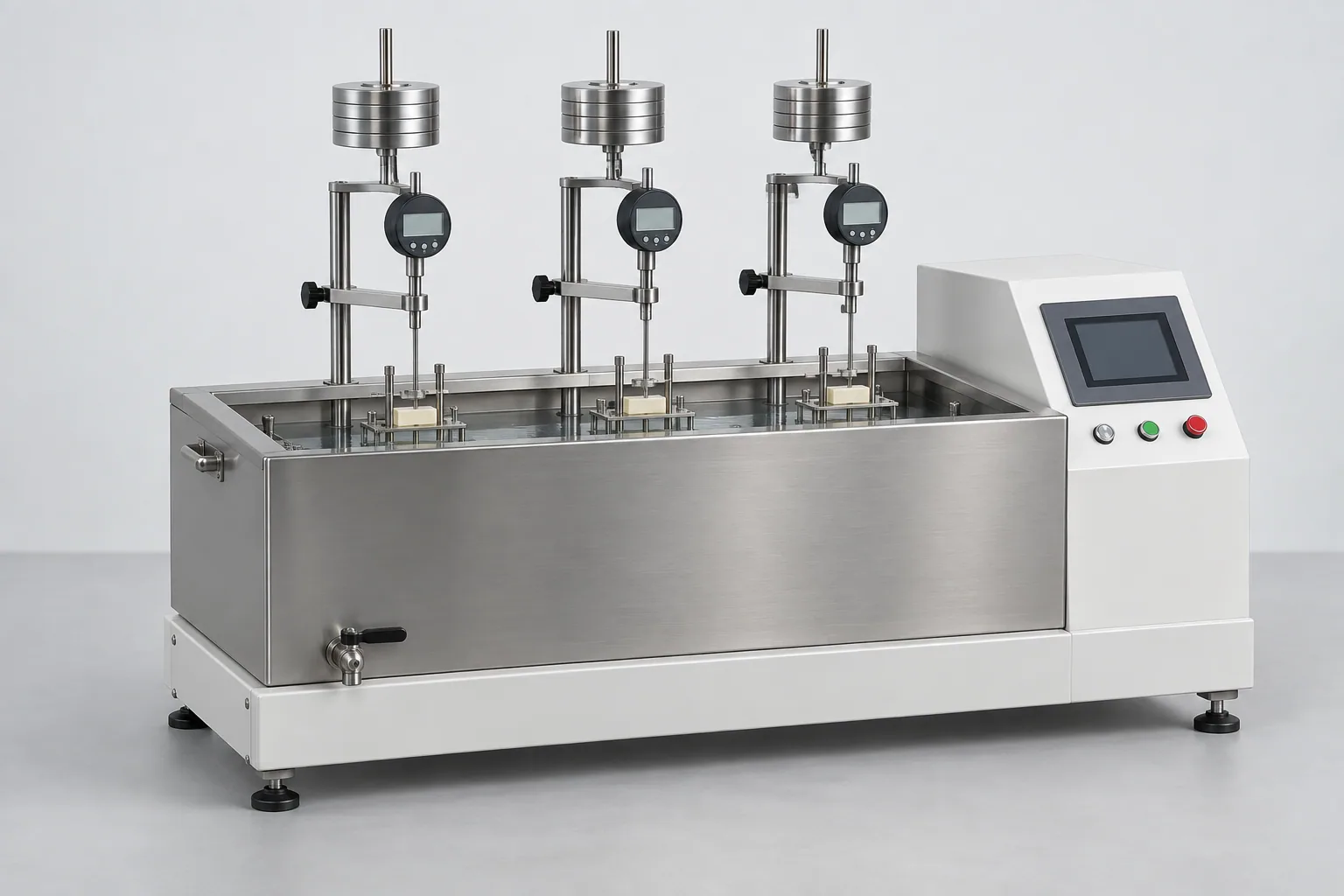 Heat deflection test system — AI-generated representative illustration