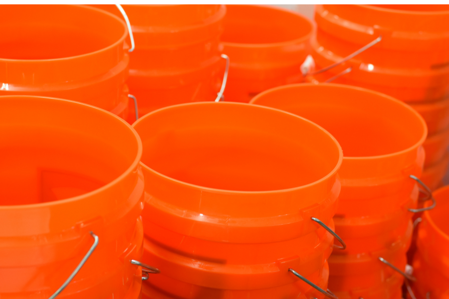 Industrial buckets — representative pail format